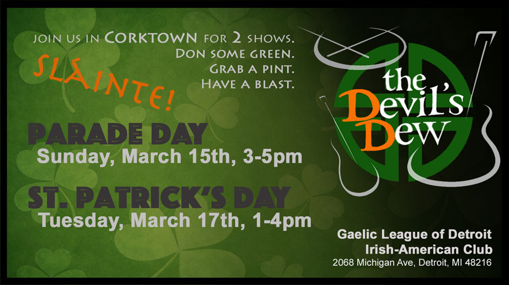 The Devil's Dew - Detroit Michigan Irish and Celtic Music Band
